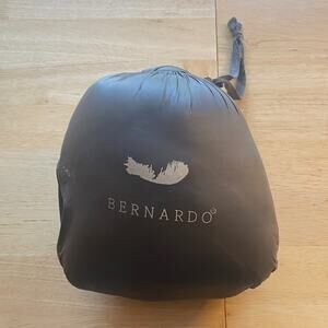 Bernardo Charcoal Grey packable puffer jacket